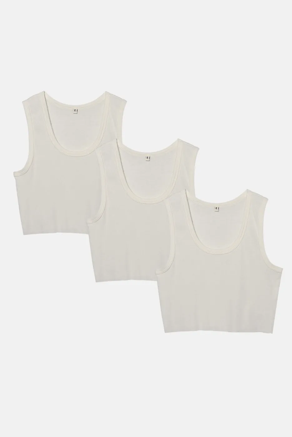 Elwood Clothing MALIBU CROP TANK 3 PACK