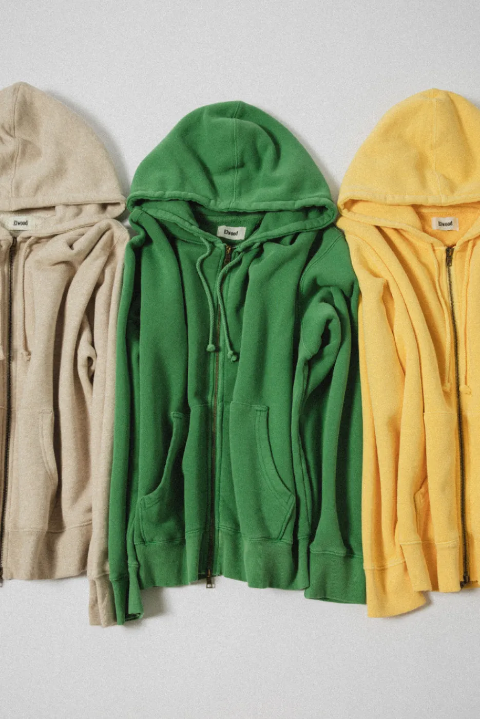 Elwood Clothing UNLINED ZIP HOODIE