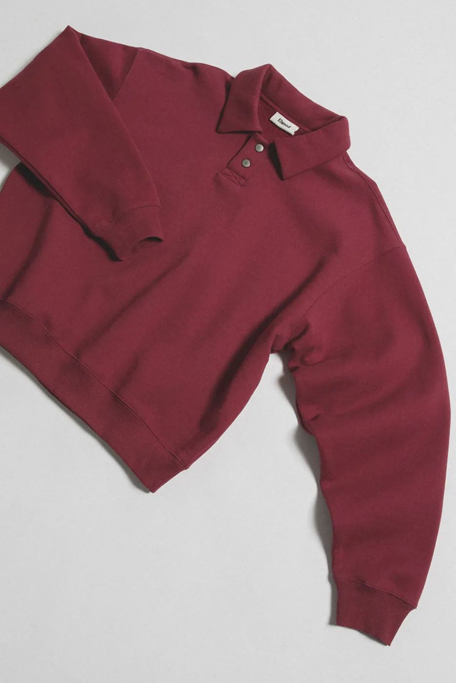 Elwood Clothing HEAVYWEIGHT POLO CREWNECK