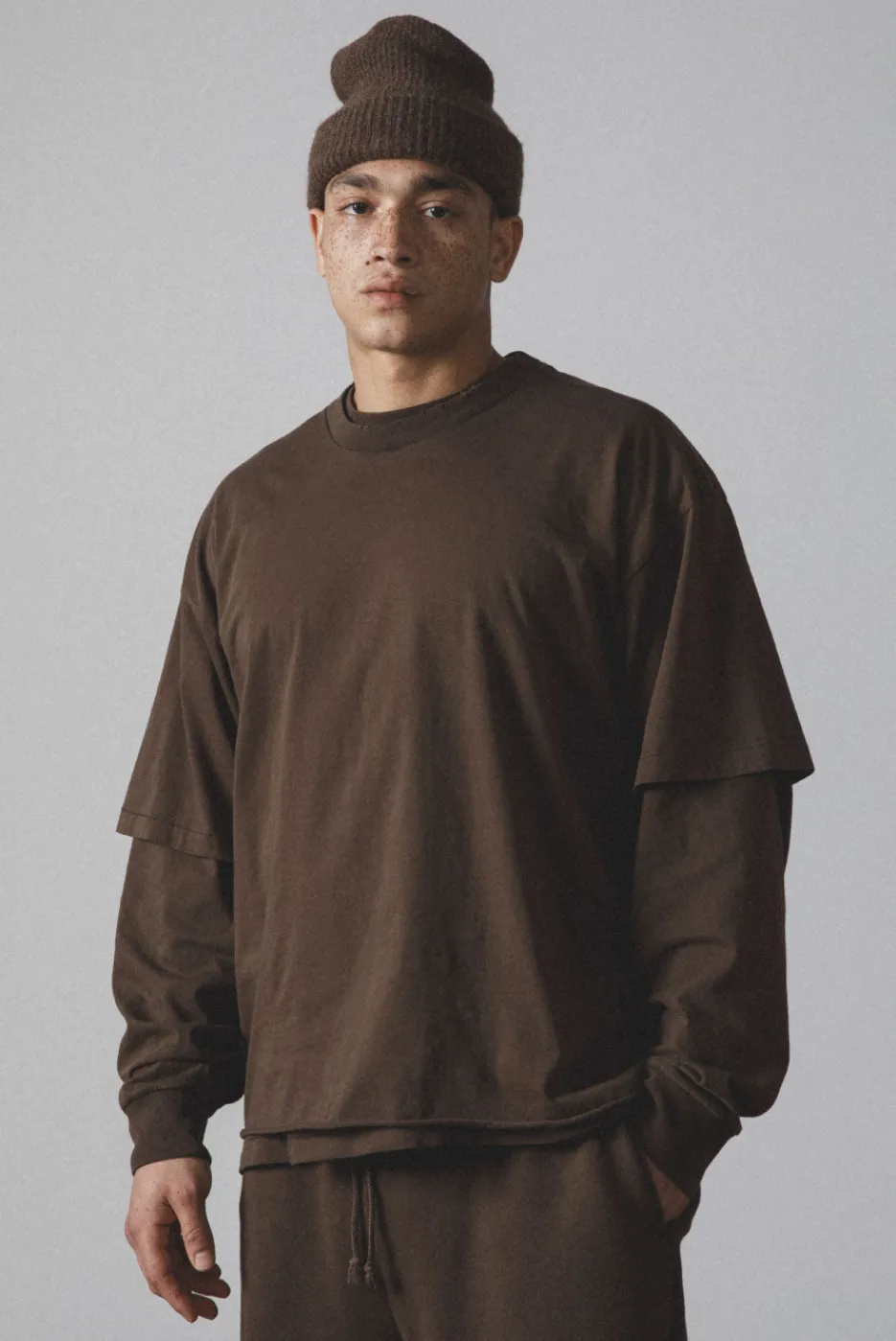 Elwood Clothing OVERSIZED CROP CORE TEE