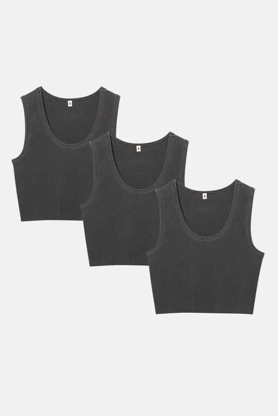 Elwood Clothing MALIBU CROP TANK 3 PACK